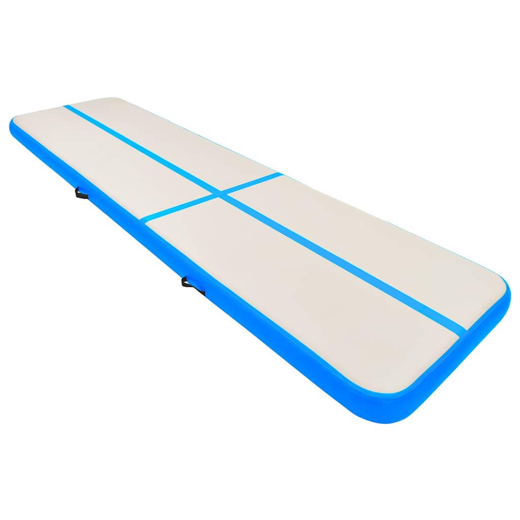 Strunjača na napuhavanje s crpkom 700 x 100 x 15 cm PVC plava