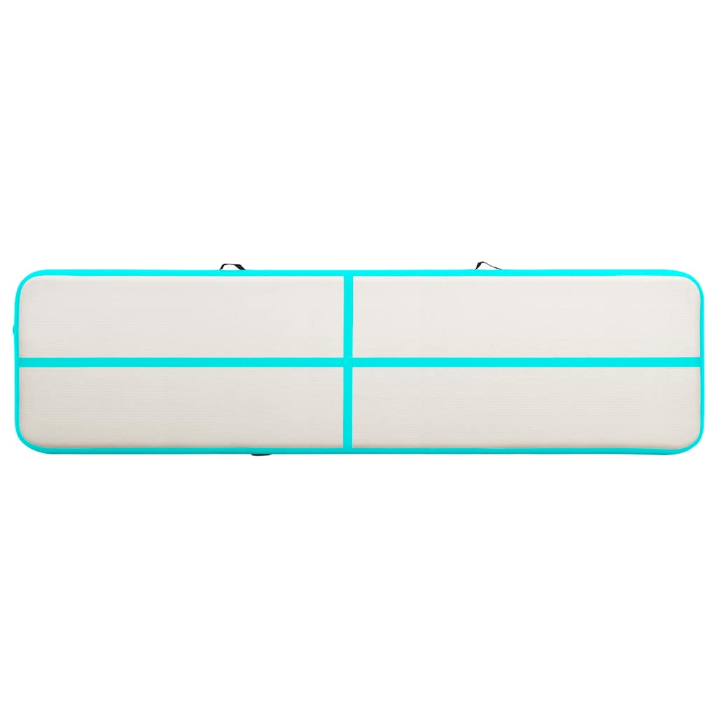 Strunjača na napuhavanje s crpkom 700 x 100 x 15 cm PVC zelena