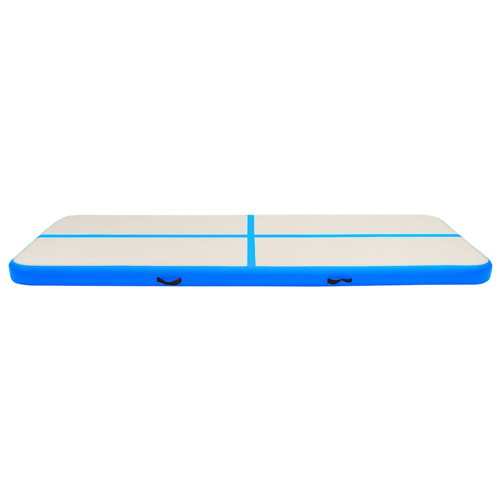 Strunjača na napuhavanje s crpkom 300 x 100 x 20 cm PVC plava