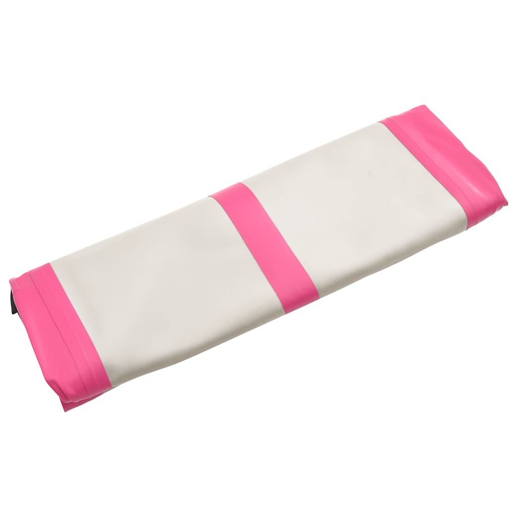 Strunjača na napuhavanje s crpkom 500 x 100 x 20 cm PVC roza