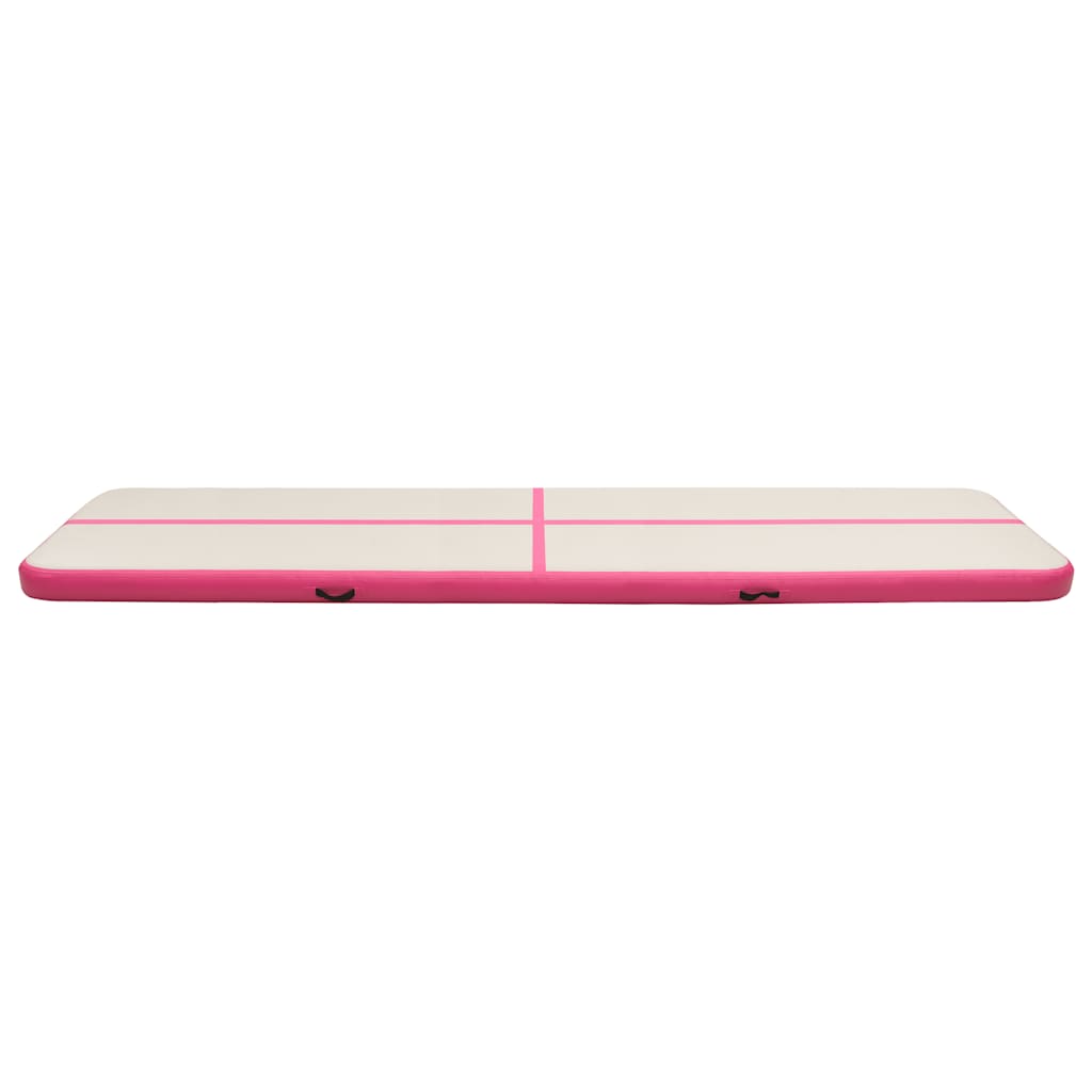 Strunjača na napuhavanje s crpkom 700 x 100 x 20 cm PVC roza