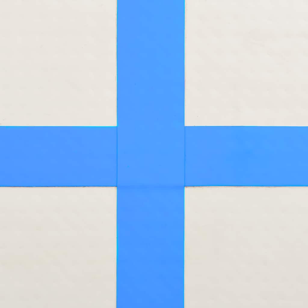 Strunjača na napuhavanje s crpkom 200 x 200 x 15 cm PVC plava