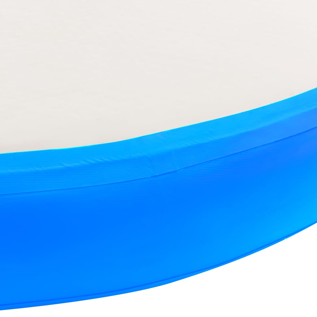 Gimnastička prostirka na napuhavanje 100x100x15 cm PVC plava