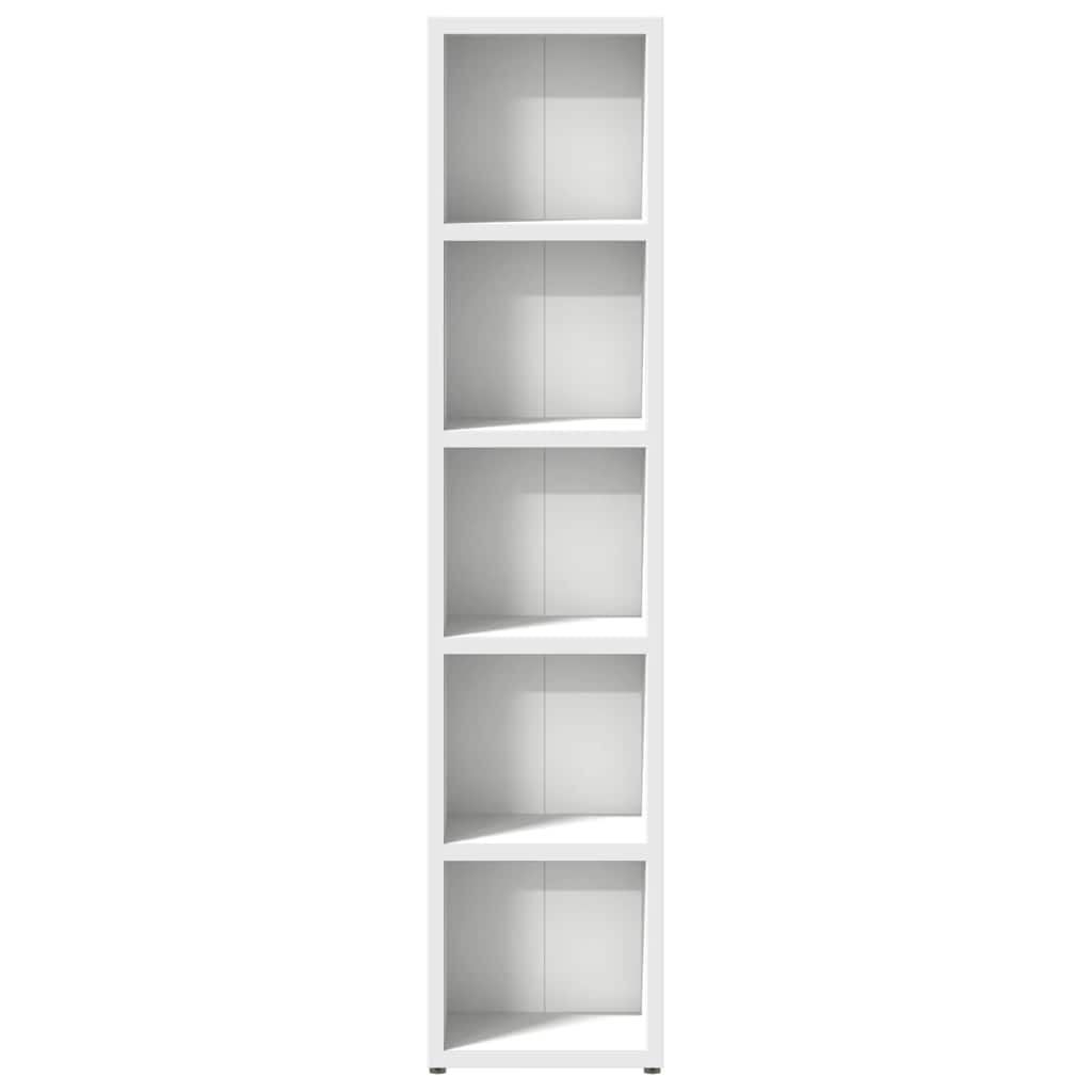Ormarići za CD-ove 2 kom bijeli 21 x 16 x 93,5 cm od iverice