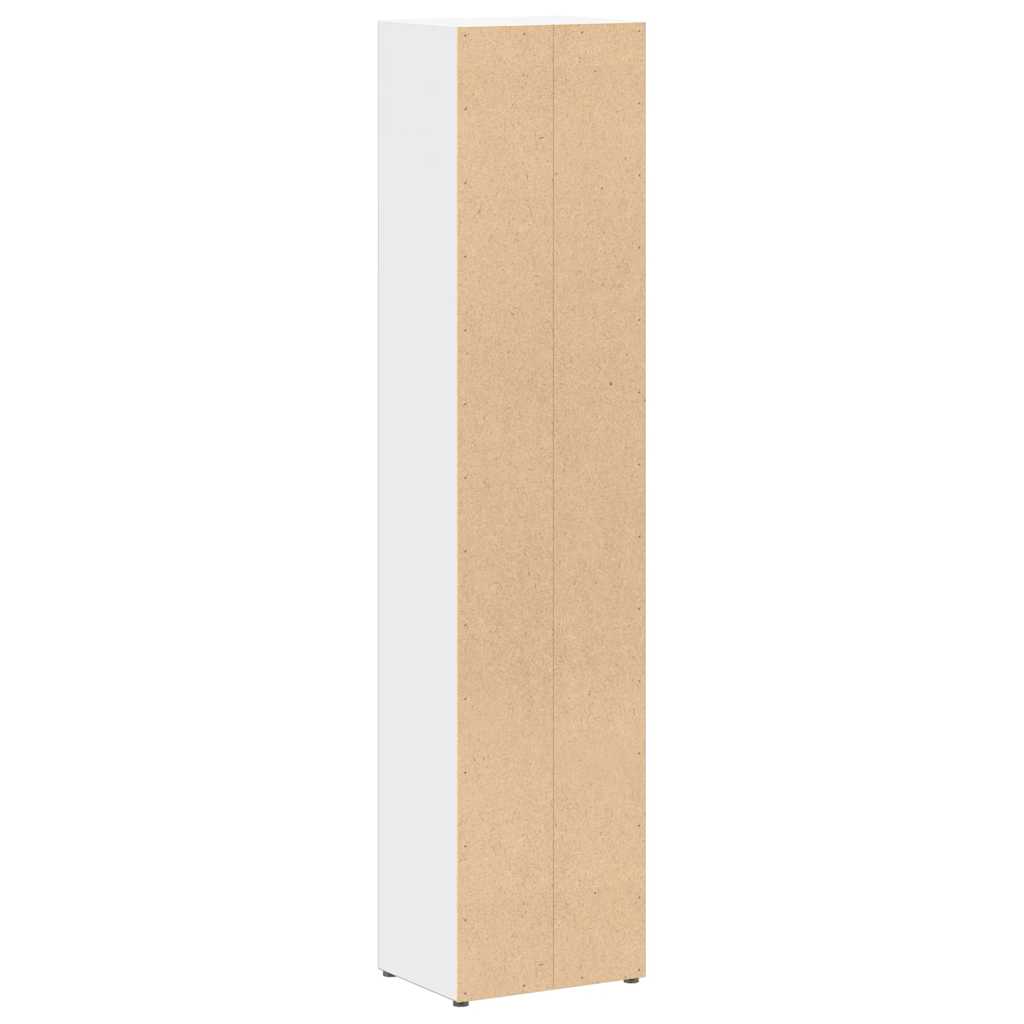 Ormarići za CD-ove 2 kom bijeli 21 x 16 x 93,5 cm od iverice