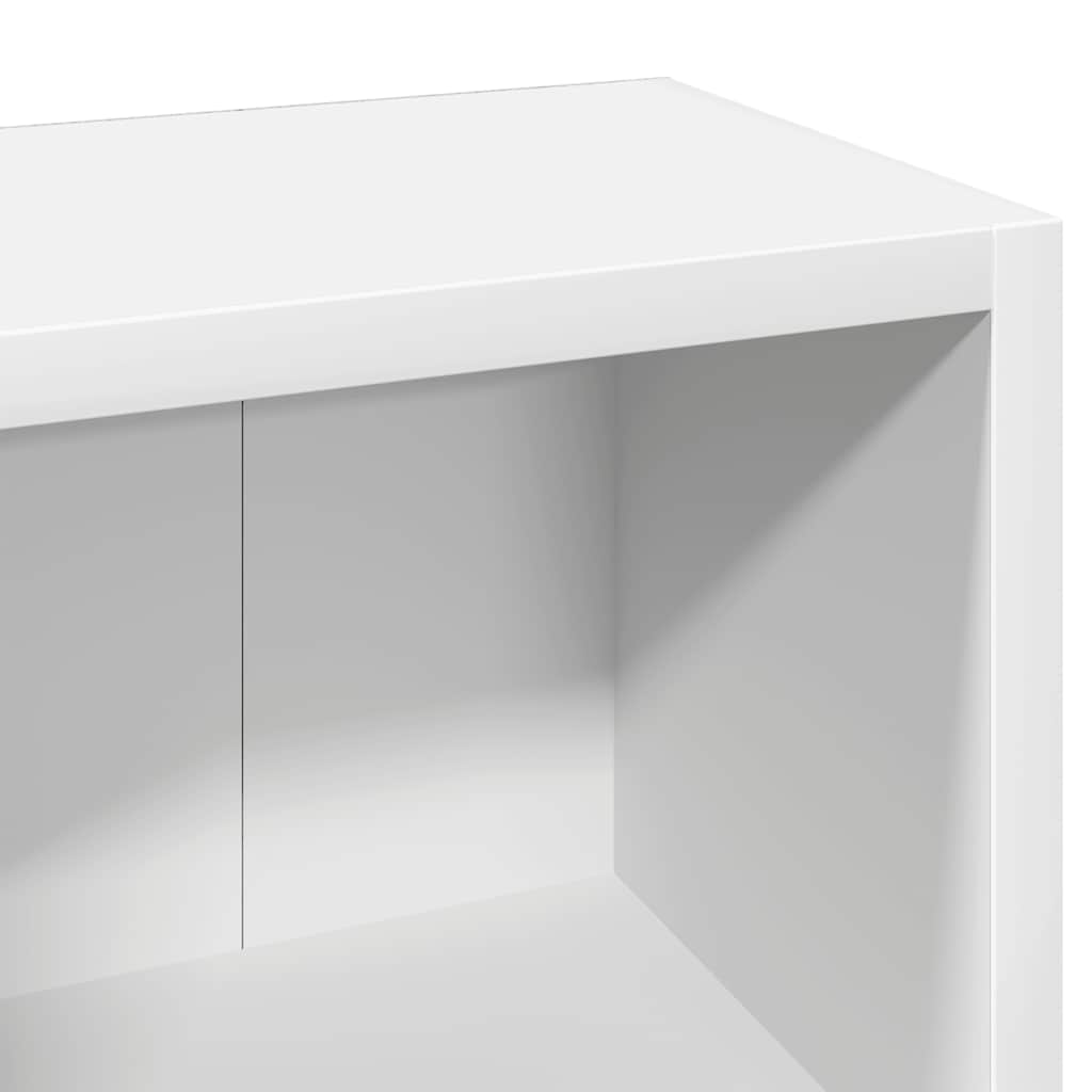 Ormarići za CD-ove 2 kom bijeli 21 x 16 x 93,5 cm od iverice