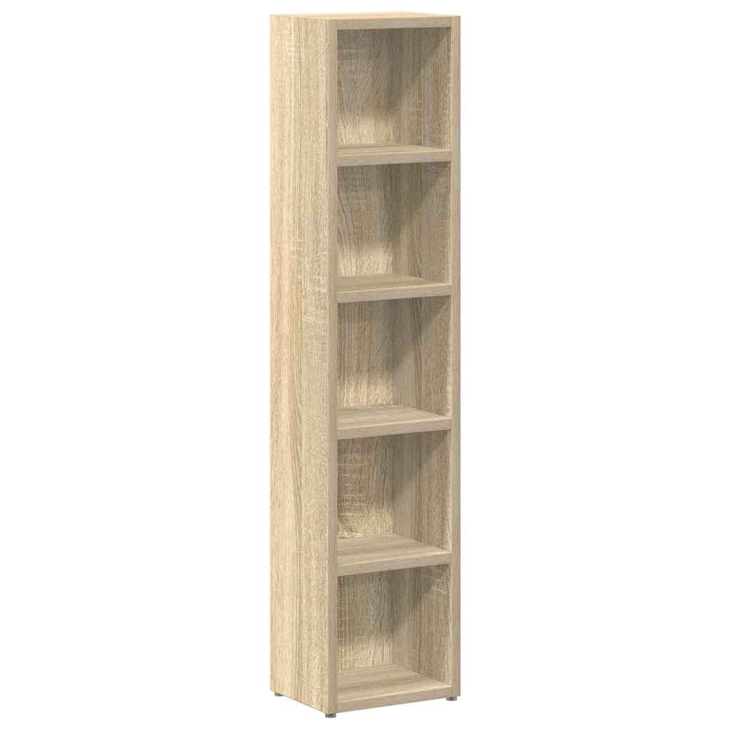 Ormarići za CD-ove 2 kom boja hrasta 21x16x93,5 cm od iverice