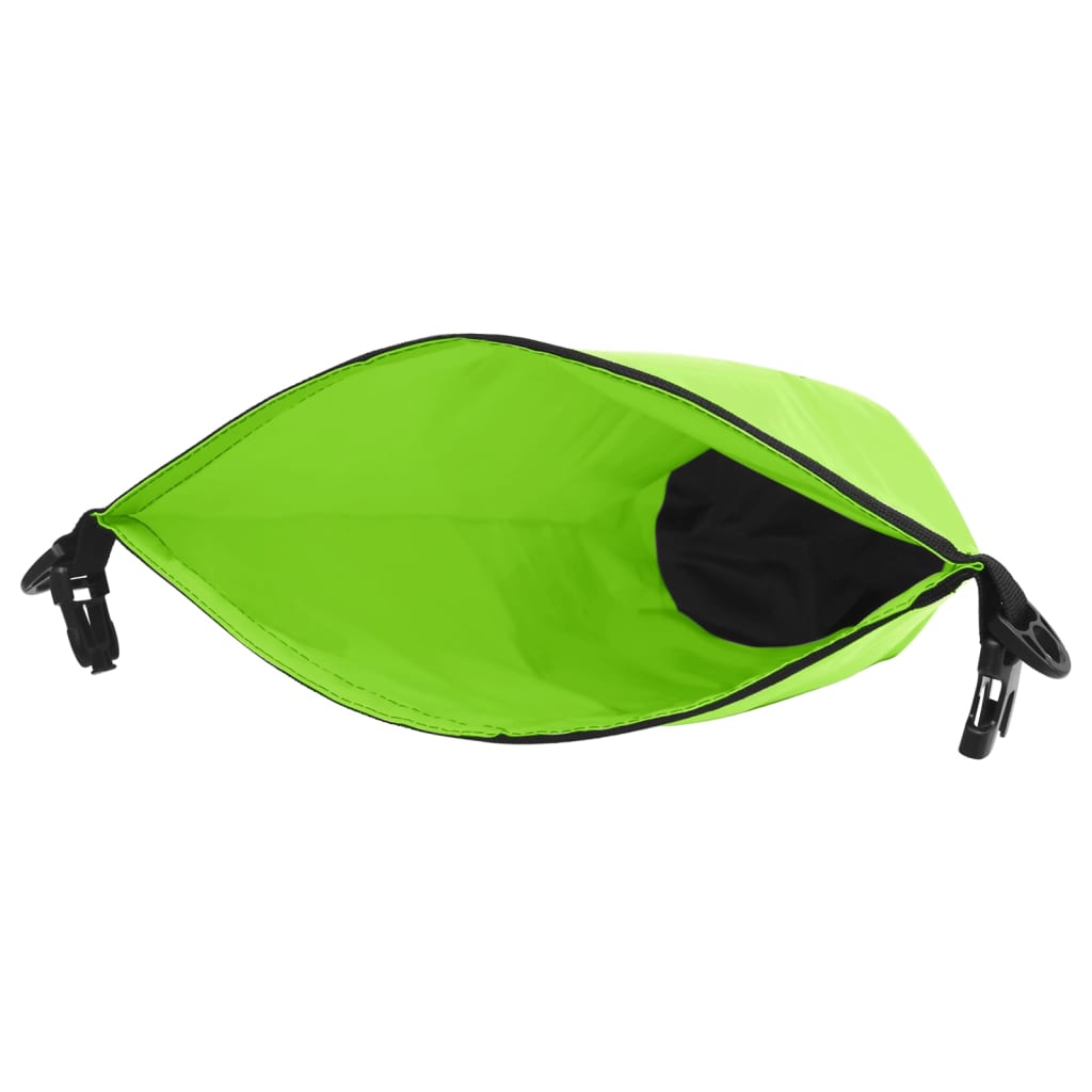 Suha torba s patentnim zatvaračem zelena 20 L PVC