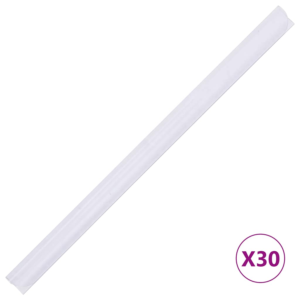 Vrtni zaslon za privatnost PVC 70 x 0,19 m bijeli