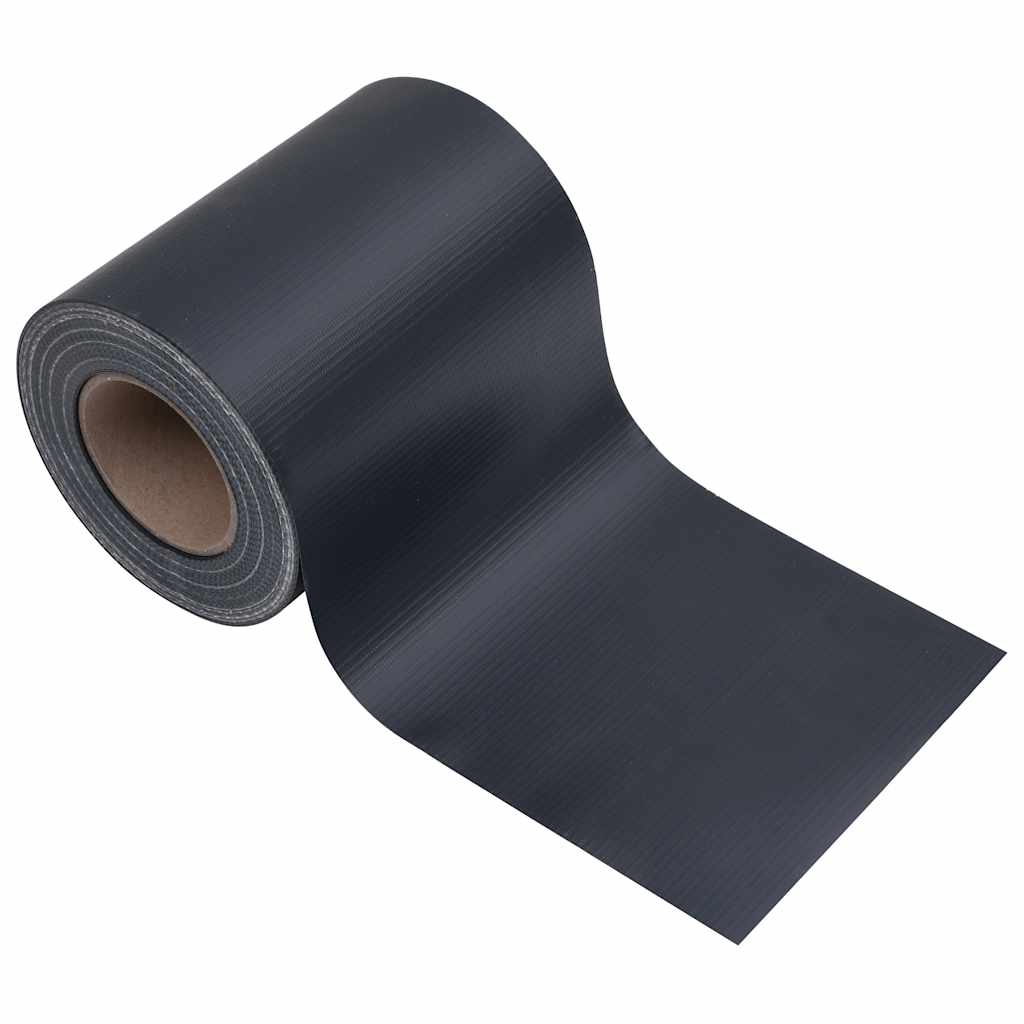 Vrtni zasloni za privatnost 4 kom PVC 35x0,19 m mat tamnosivi