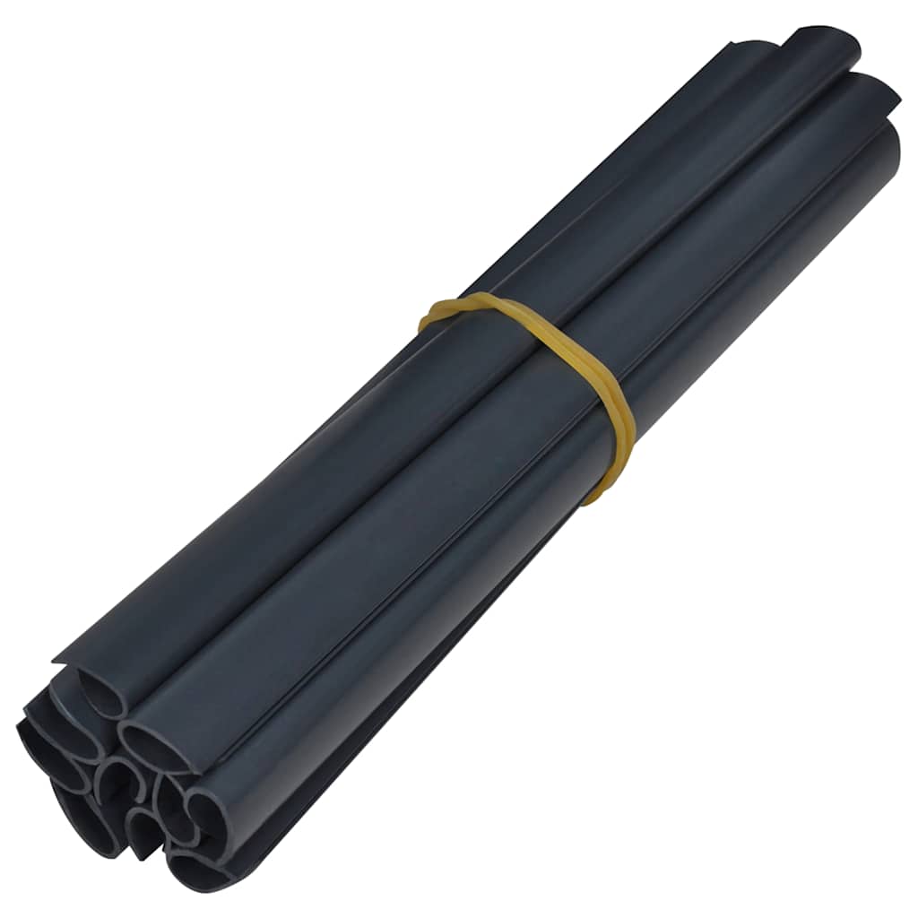 Vrtni zasloni za privatnost 4 kom PVC 35x0,19 m mat tamnosivi