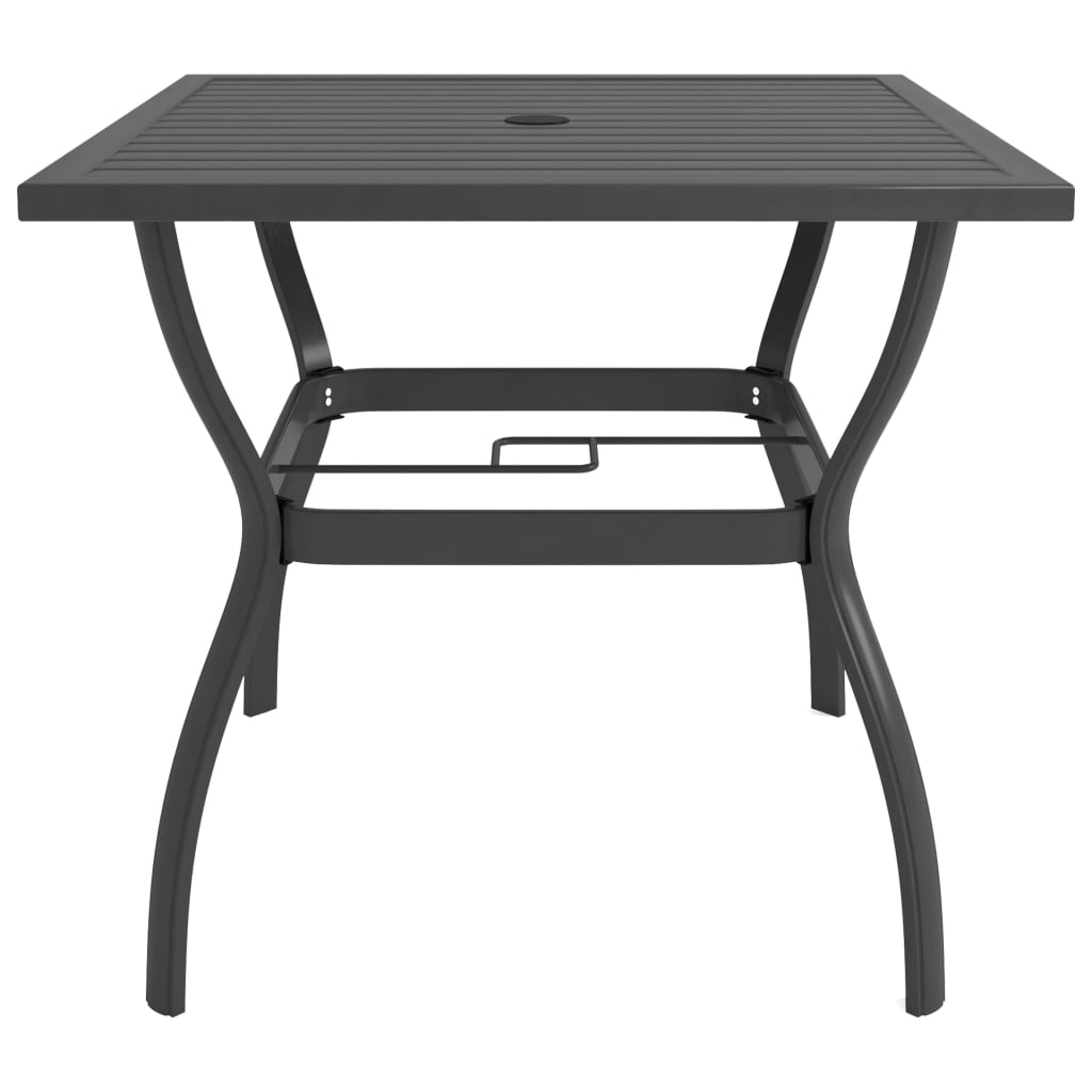 Vrtni stol antracit 81,5 x 81,5 x 72 cm čelični