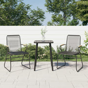 Vrtne stolice 2 kom crne 58 x 59 x 85,5 cm od PVC ratana