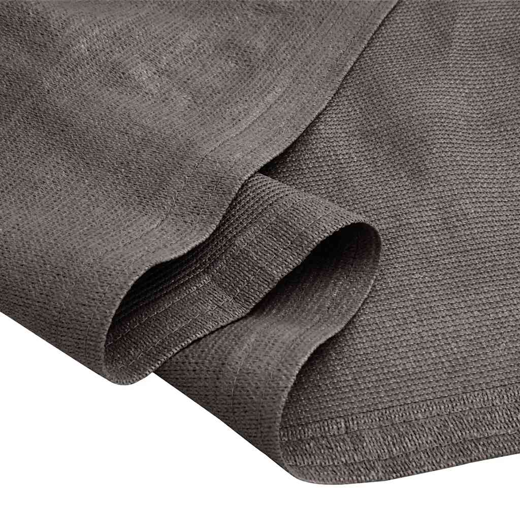 Tepih za šator 250 x 250 cm antracit HDPE