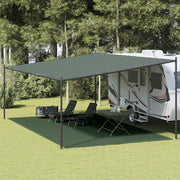 Tepih za šator 400 x 700 cm tamnozeleni HDPE