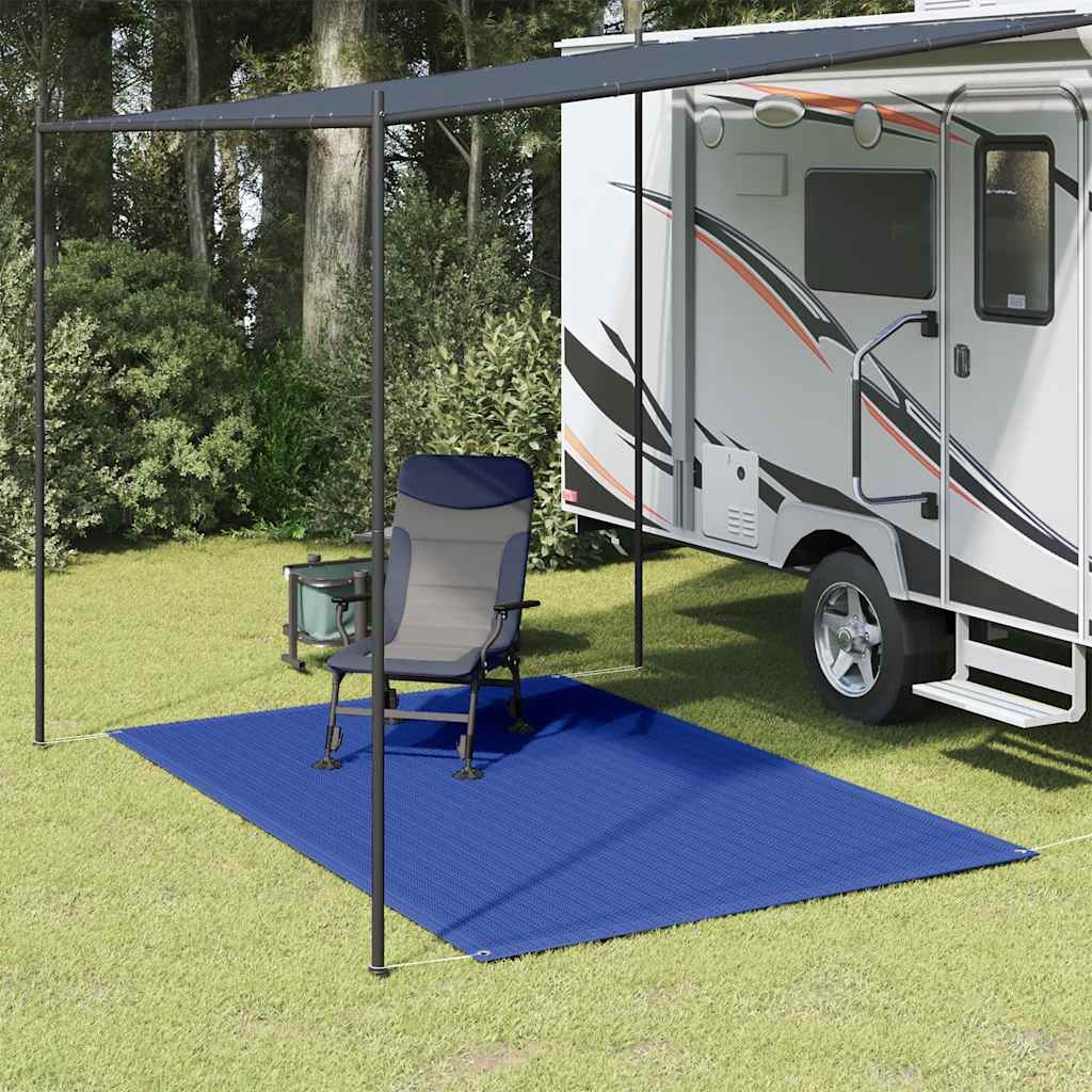 Tepih za šator 200 x 300 cm plavi HDPE
