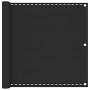 Balkonski zastor antracit 90 x 500 cm HDPE