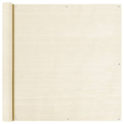 Balkonski zastor krem 120 x 300 cm HDPE