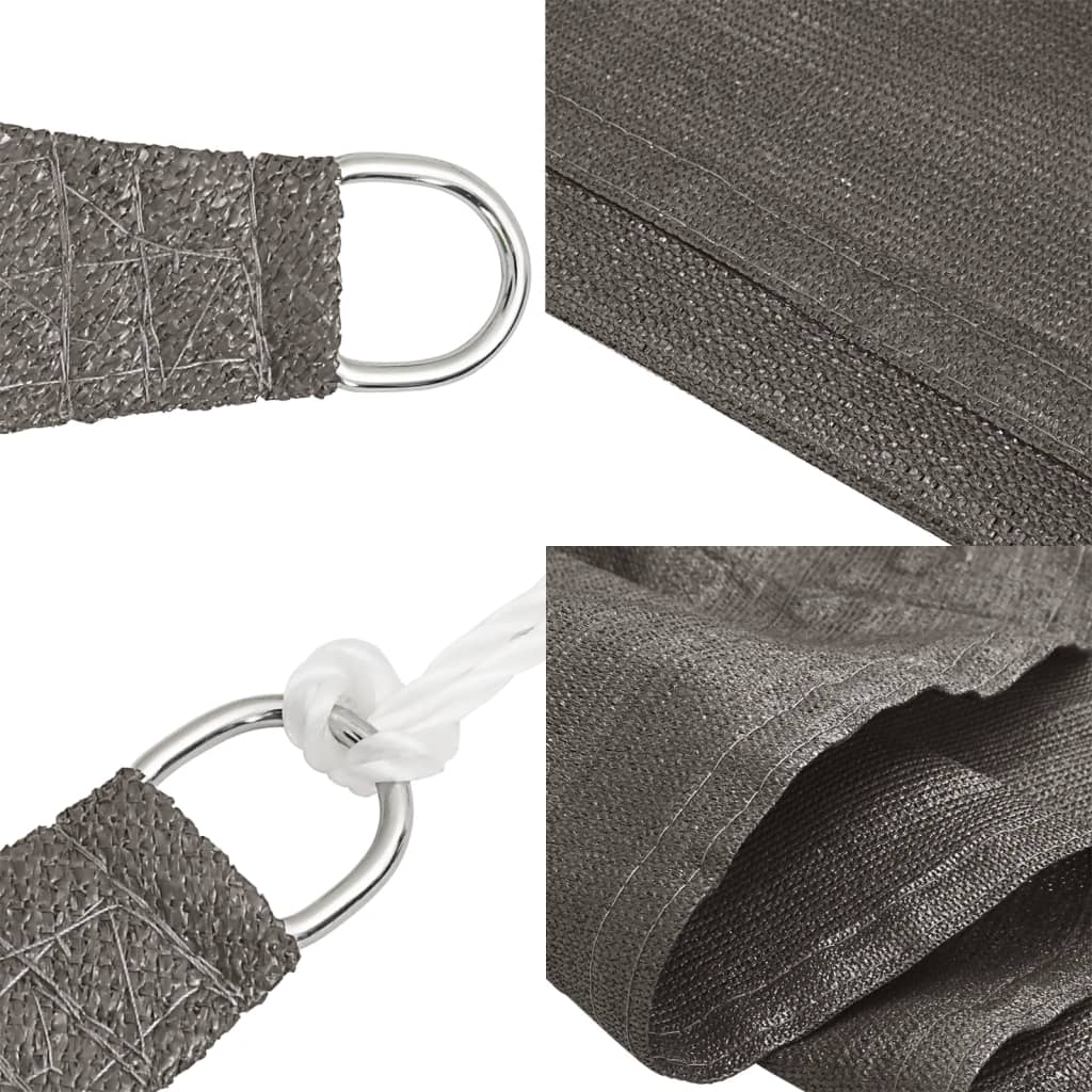 Jedro za zaštitu od sunca 160 g/m² antracit 2 x 5 m HDPE