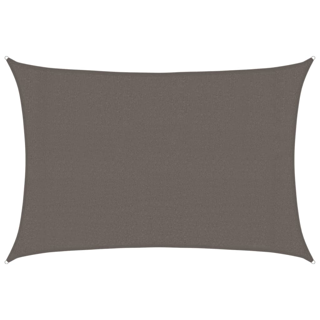 Jedro za zaštitu od sunca 160 g/m² antracit 3 x 4,5 m HDPE