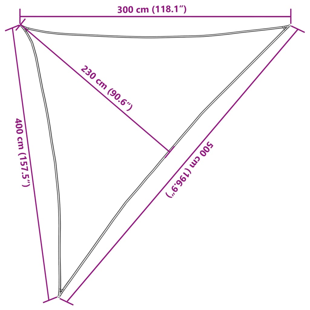 Jedro za zaštitu od sunca 160 g/m² bež 3 x 4 x 5 m HDPE