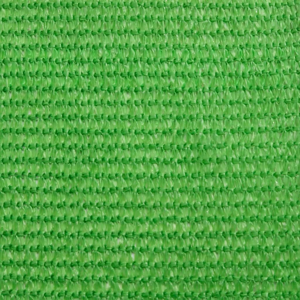 Jedro za zaštitu od sunca 160 g/m² svjetlozeleno 3 x 3 m HDPE