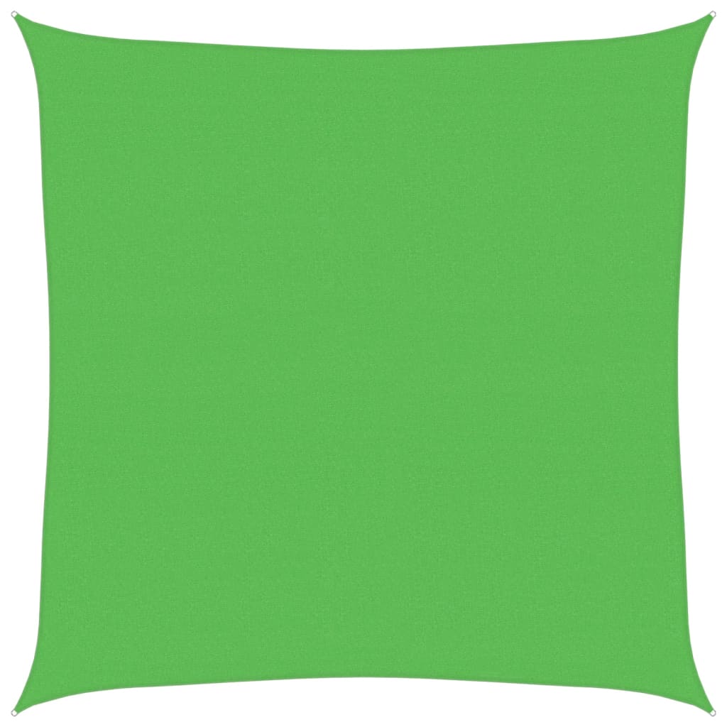 Jedro za zaštitu od sunca 160 g/m² svjetlozeleno 4 x 4 m HDPE