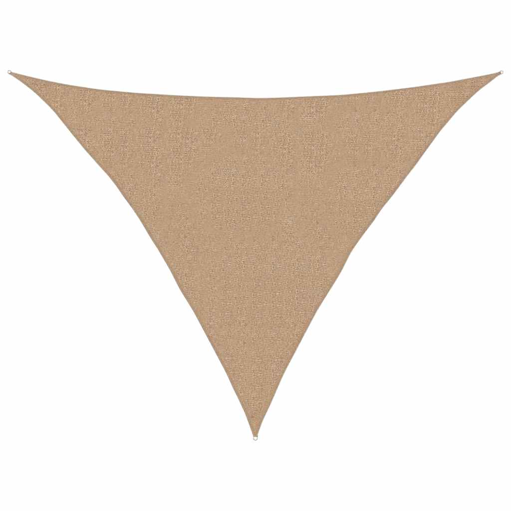 Jedro za zaštitu od sunca 160 g/m² sivosmeđe 2,5x2,5x3,5 m HDPE