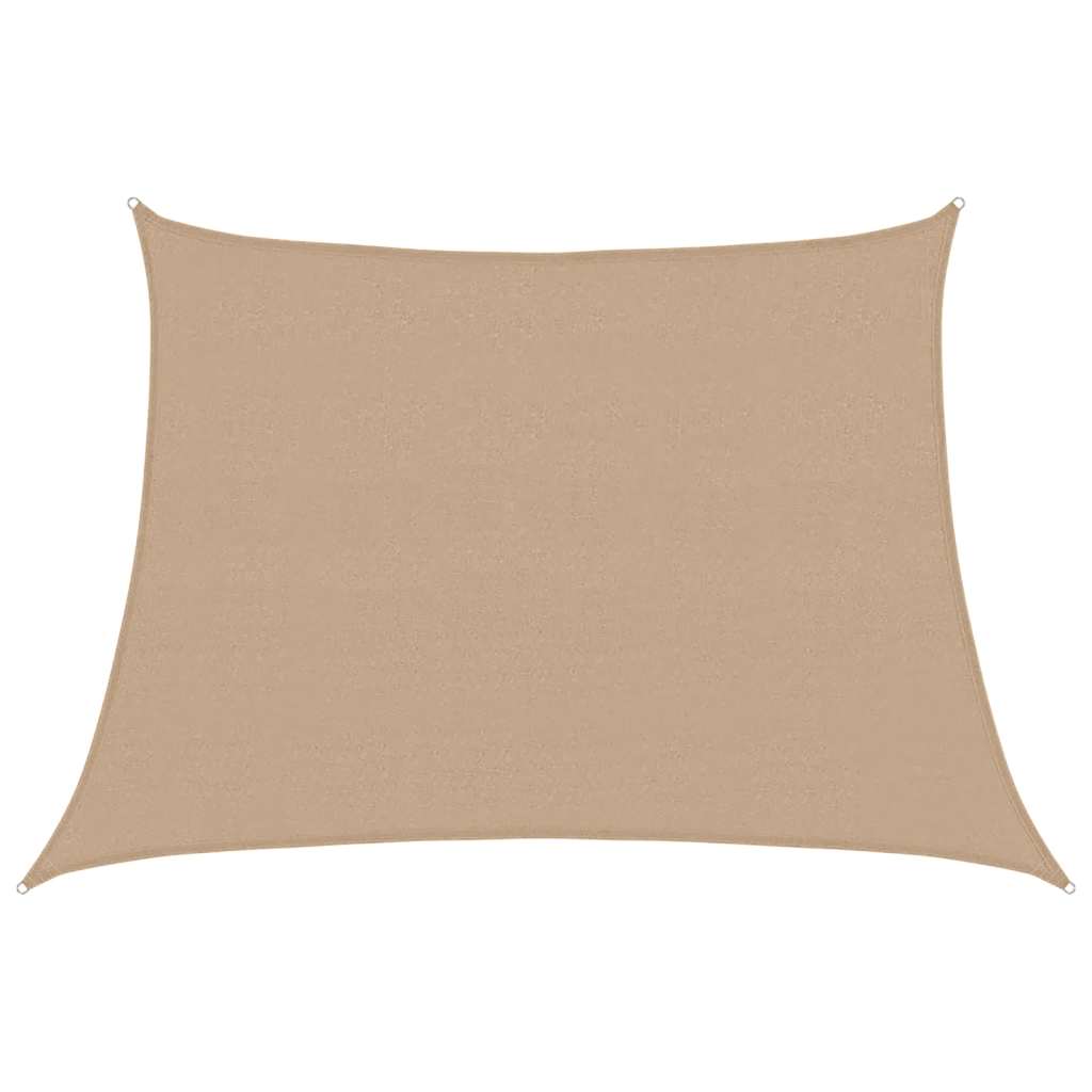 Jedro za zaštitu od sunca 160 g/m² smeđe-sivo 4/5 x 3 m HDPE