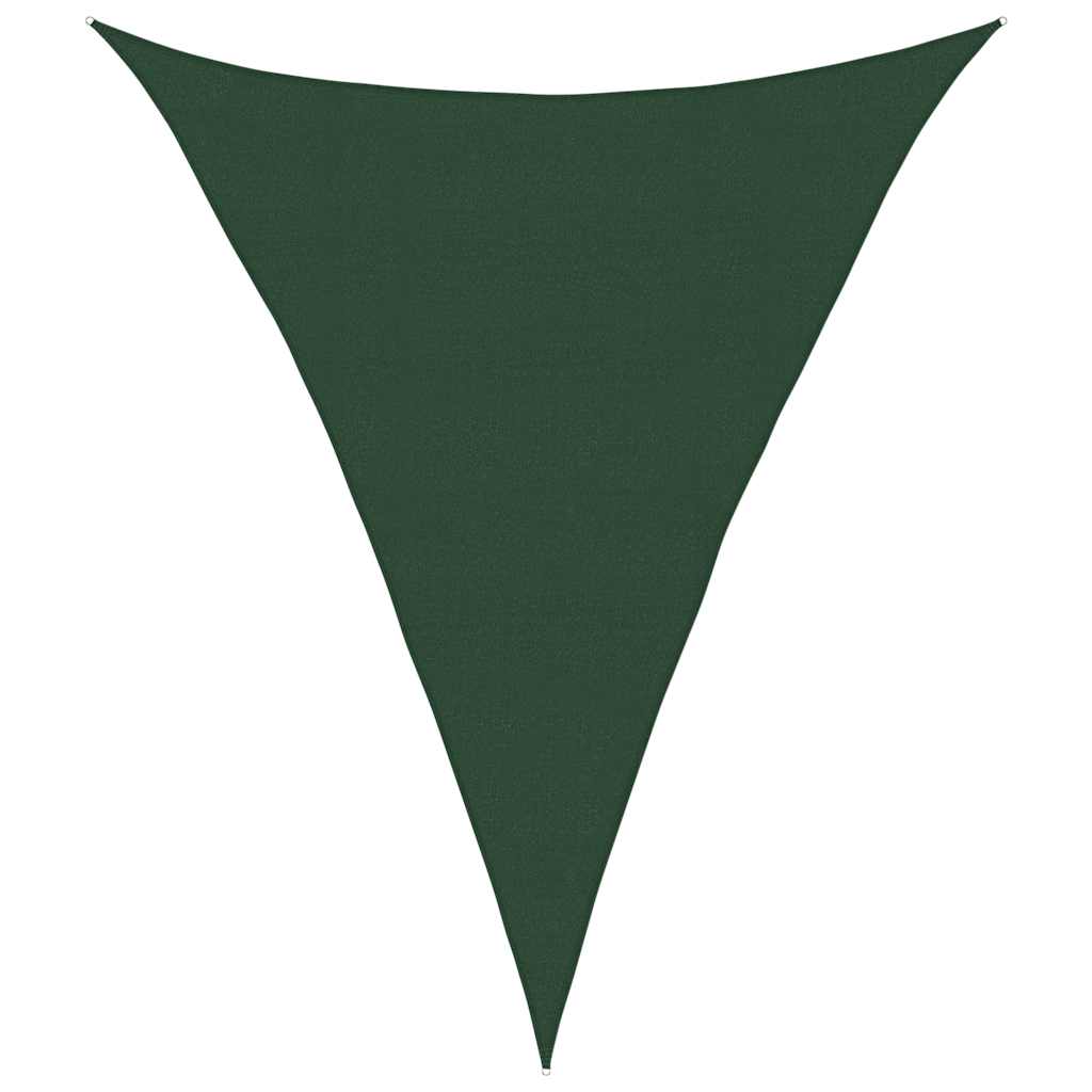 Jedro za zaštitu od sunca 160 g/m² tamnozeleno 5x7x7 m HDPE