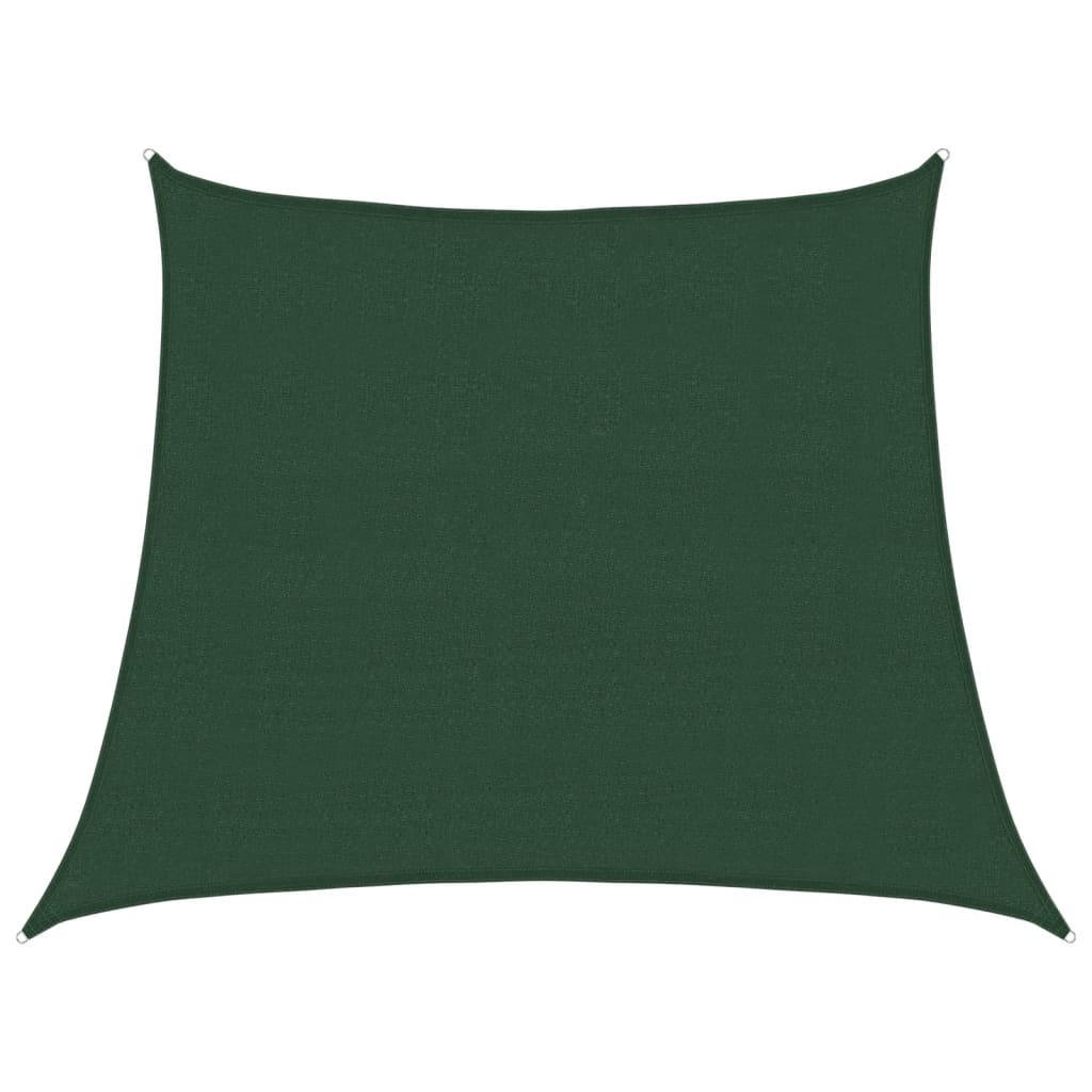Jedro za zaštitu od sunca 160 g/m² tamnozeleno 3/4 x 3 m HDPE