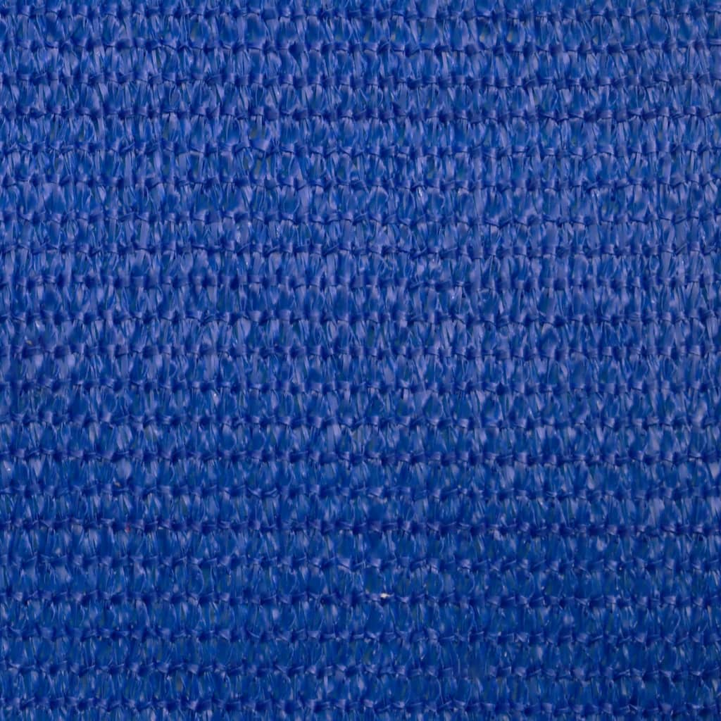 Jedro za zaštitu od sunca 160 g/m² pravokutno plavo 3x4,5m HDPE