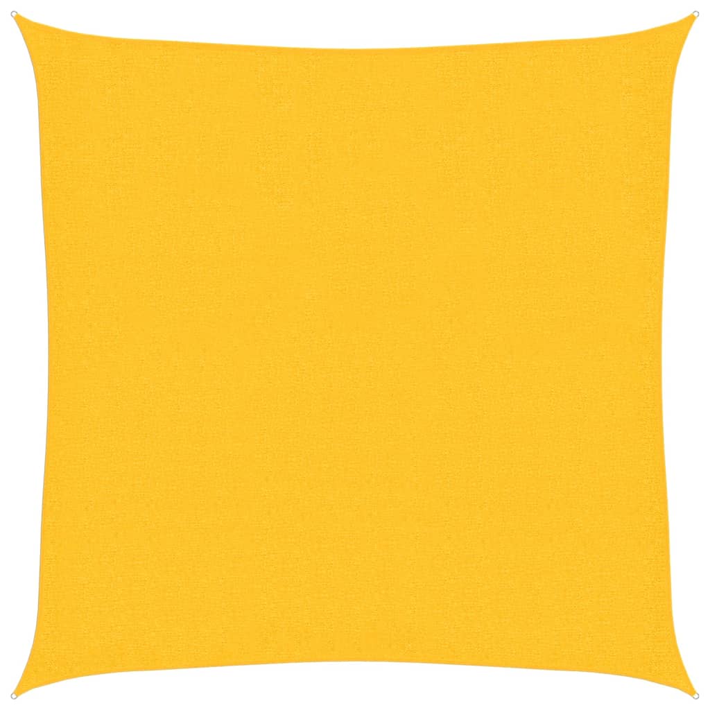 Jedro za zaštitu od sunca 160 g/m² žuto 2,5 x 2,5 m HDPE