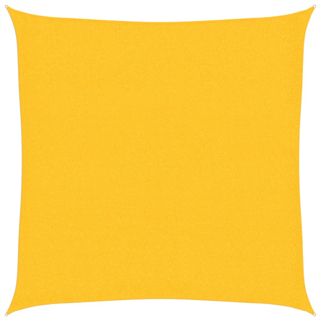 Jedro za zaštitu od sunca 160 g/m² žuto 3 x 3 m HDPE