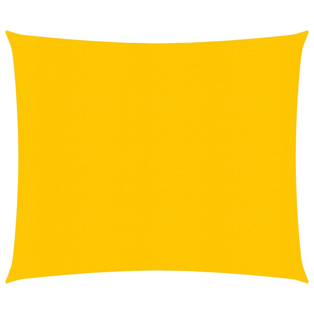 Jedro za zaštitu od sunca 160 g/m² terakota žuto 5 x 5 m HDPE