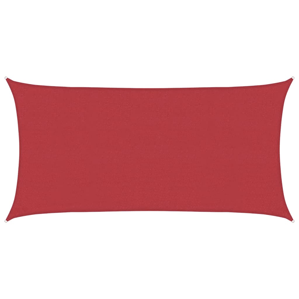 Jedro za zaštitu od sunca 160 g/m² crveno 2 x 4 m HDPE