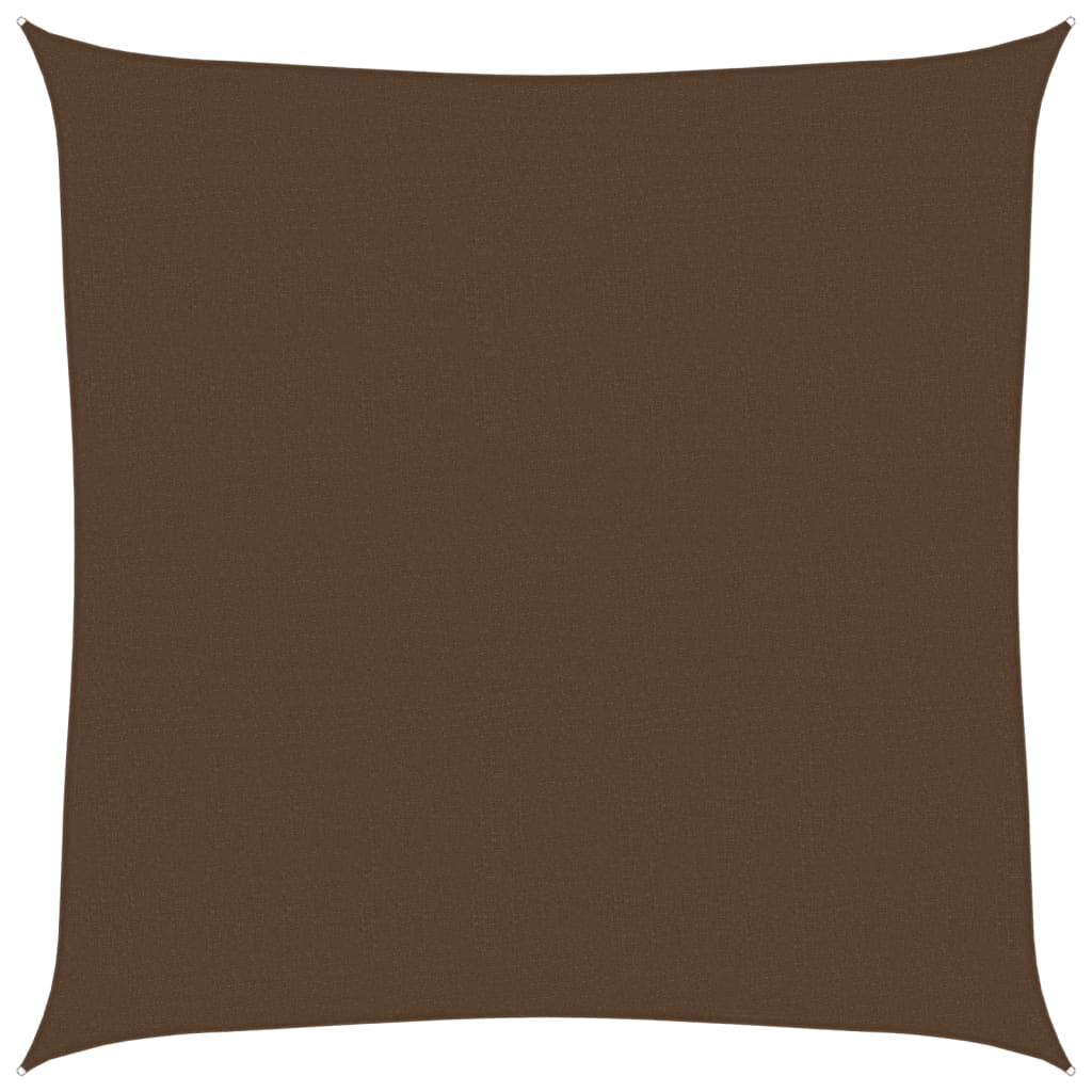Jedro za zaštitu od sunca 160 g/m² smeđe 7 x 7 m HDPE