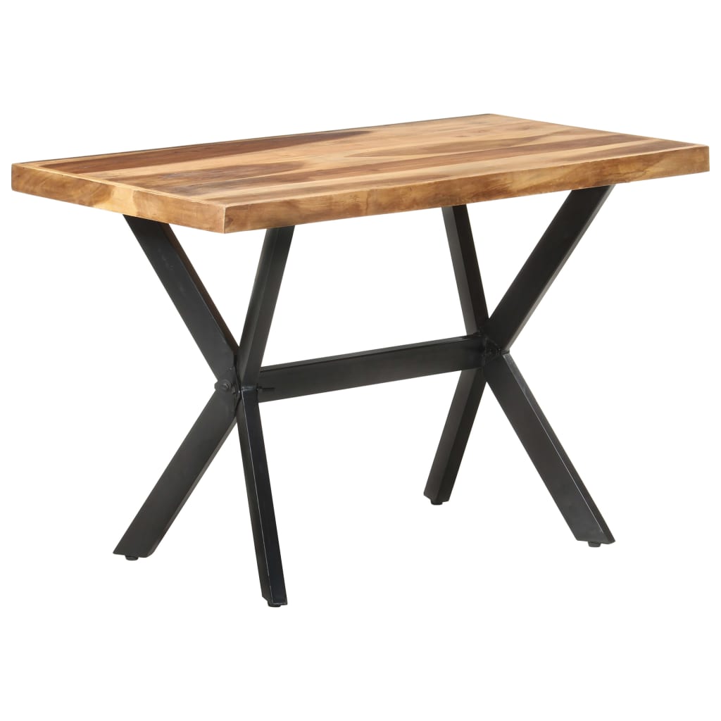Blagovaonski stol 120 x 60 x 75 cm od masivnog drva s premazom