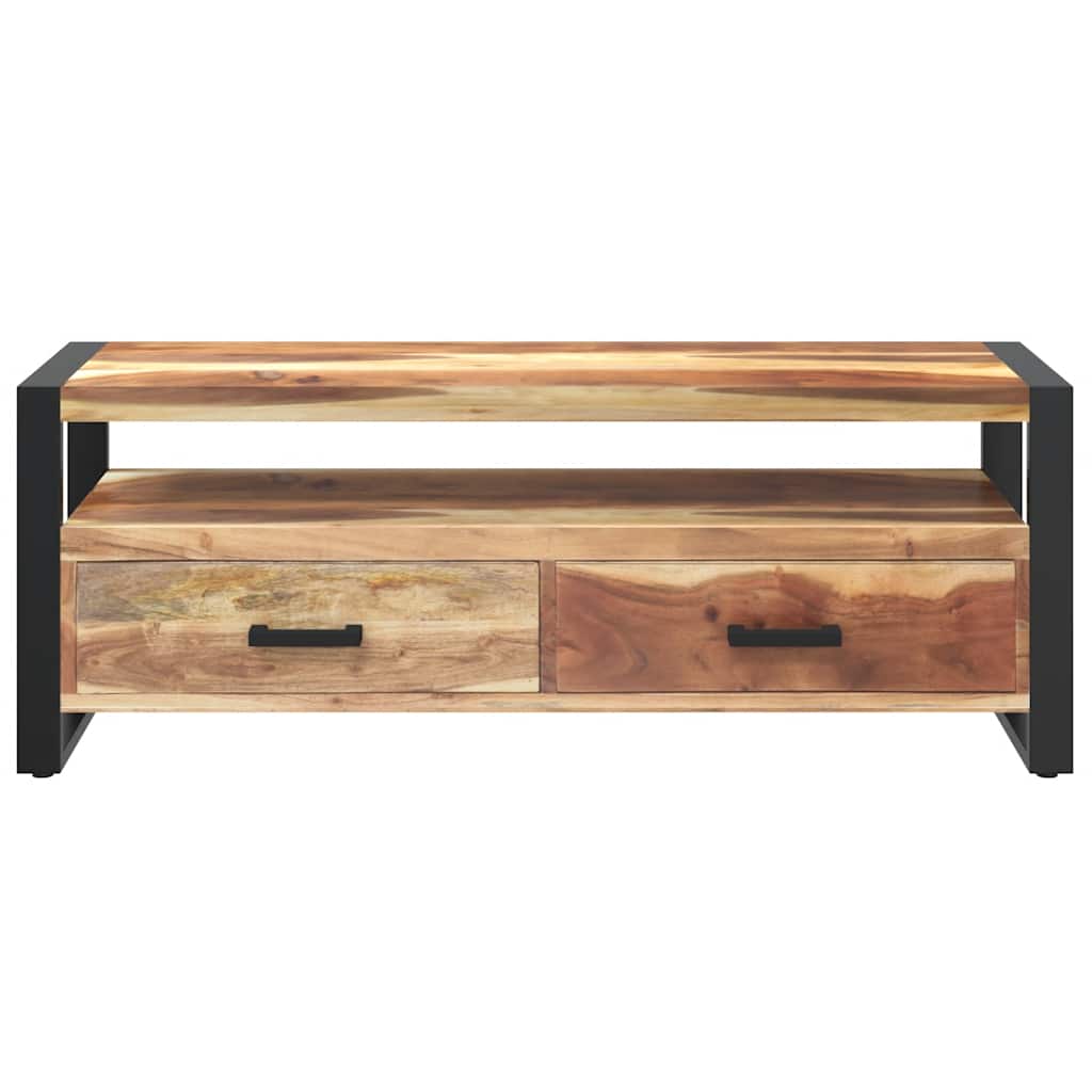 TV ormarić 120x35x45 cm od masivnog drva s premazom boje meda