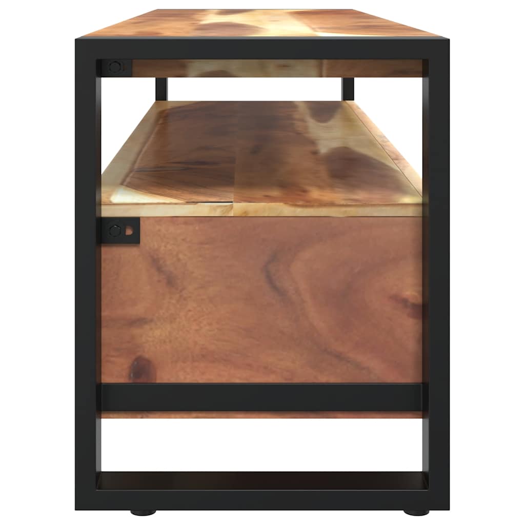 TV ormarić 120x35x45 cm od masivnog drva s premazom boje meda