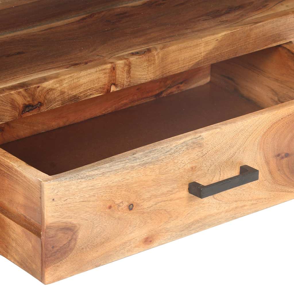 TV ormarić 120x35x45 cm od masivnog drva s premazom boje meda