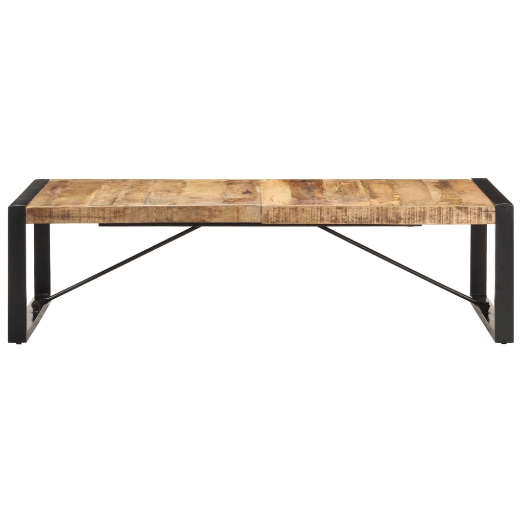 Stolić za kavu 140 x 70 x 40 cm od grubog drva manga