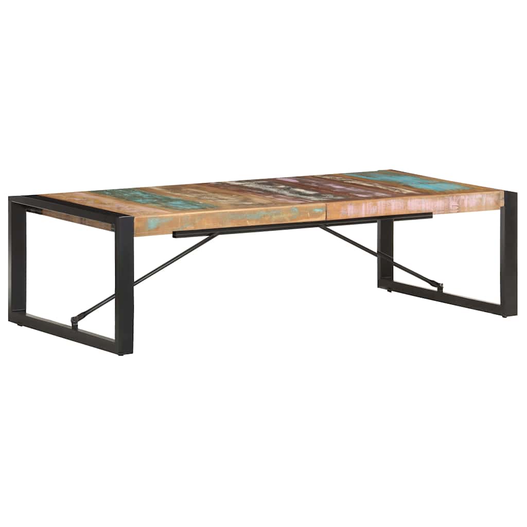 Stolić za kavu 140 x 70 x 40 cm od masivnog obnovljenog drva