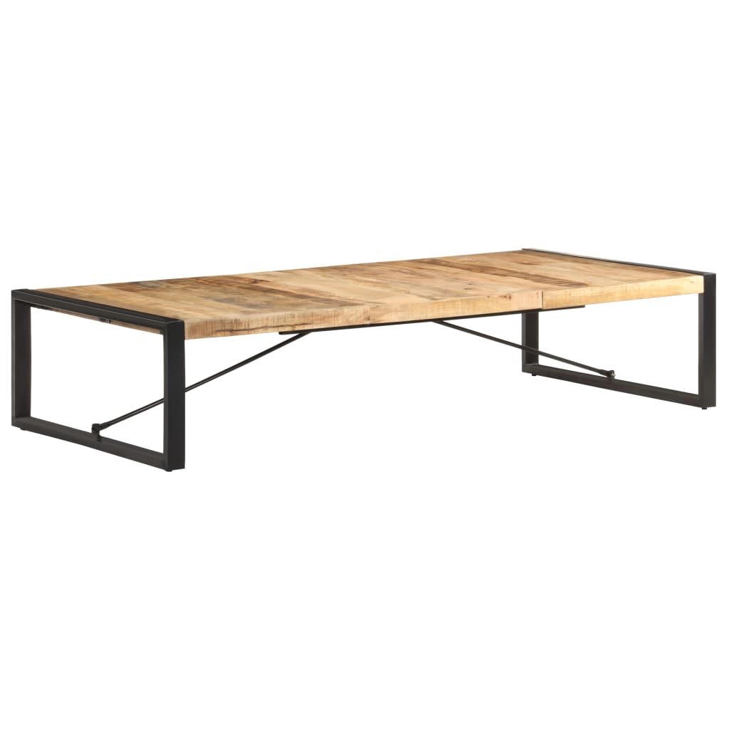 Stolić za kavu 180 x 90 x 40 cm od grubog drva manga