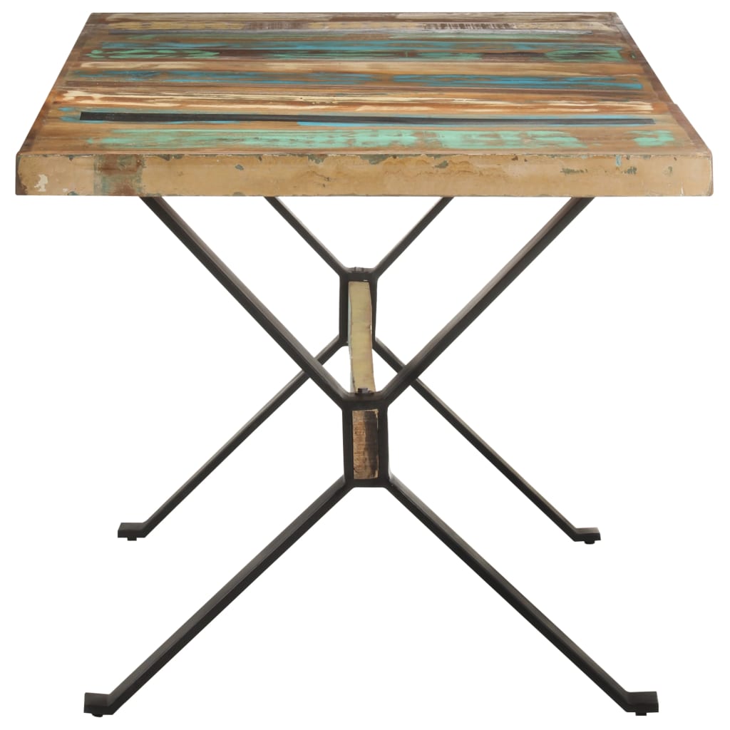 Blagovaonski stol 160 x 80 x 76 cm od masivnog obnovljenog drva