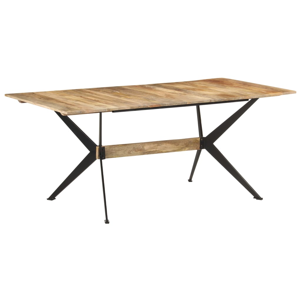 Blagovaonski stol 180 x 90 x 76 cm od masivnog drva manga