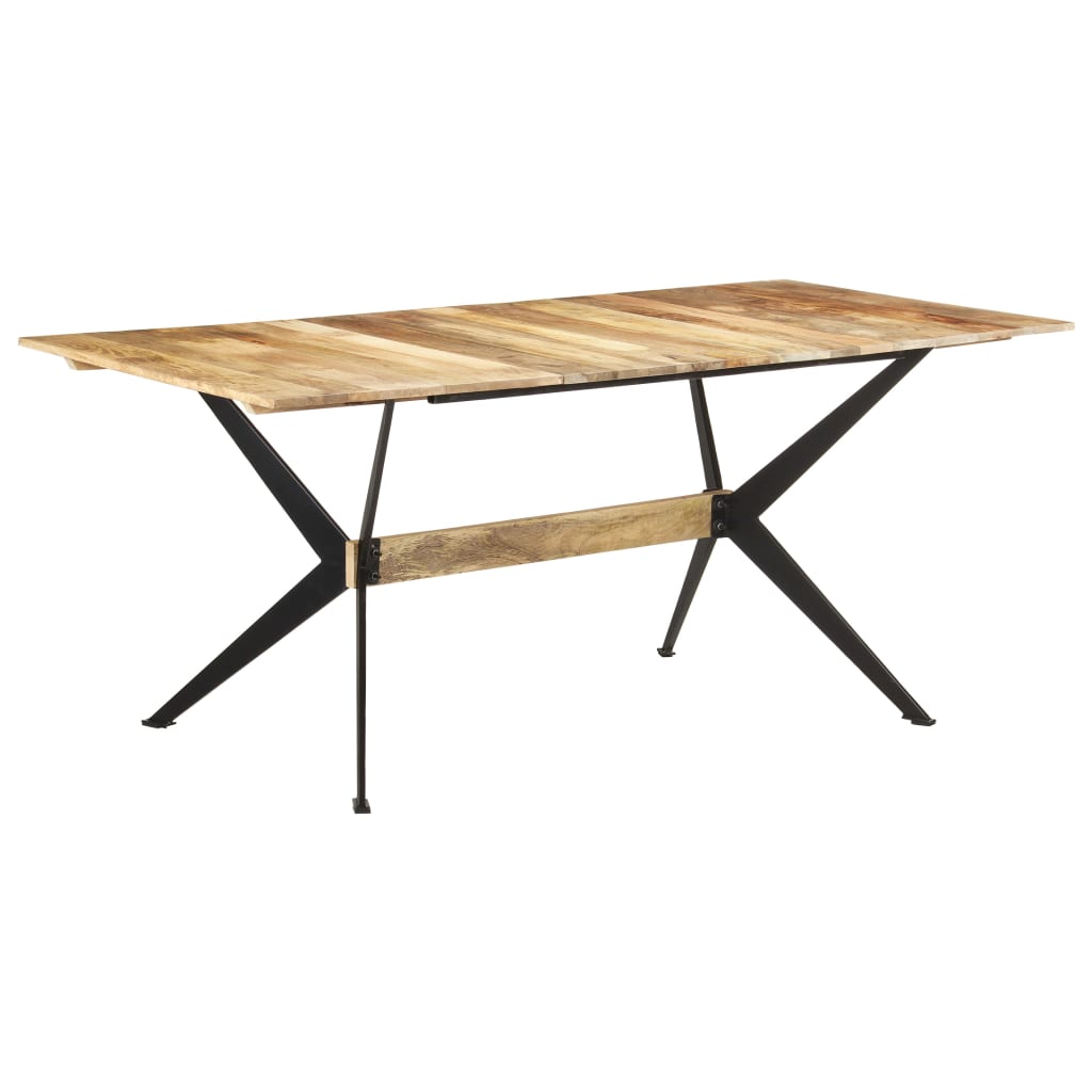 Blagovaonski stol 180 x 90 x 76 cm od masivnog drva manga