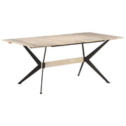 Blagovaonski stol 180 x 90 x 76 cm od masivnog drva manga