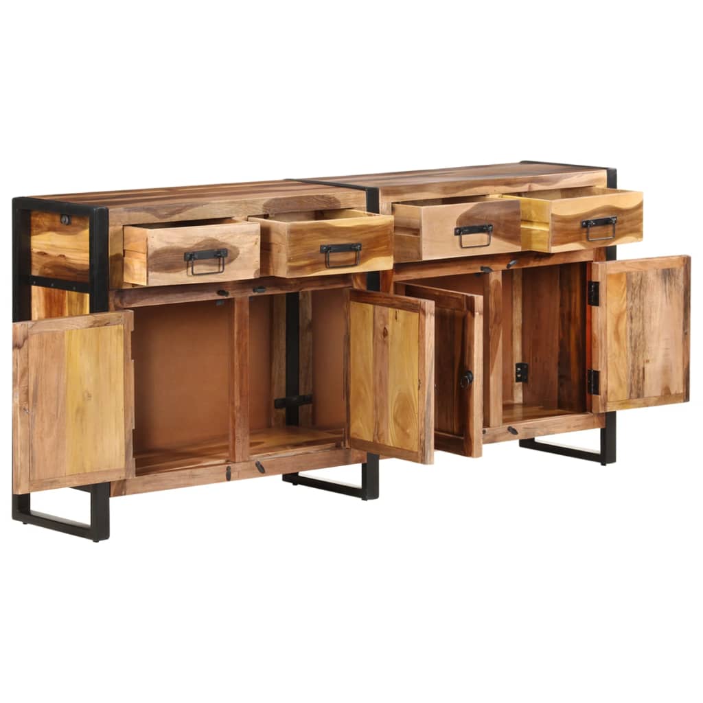 Komoda 172x35x80 cm masivno drvo bagrema s premazom boje meda