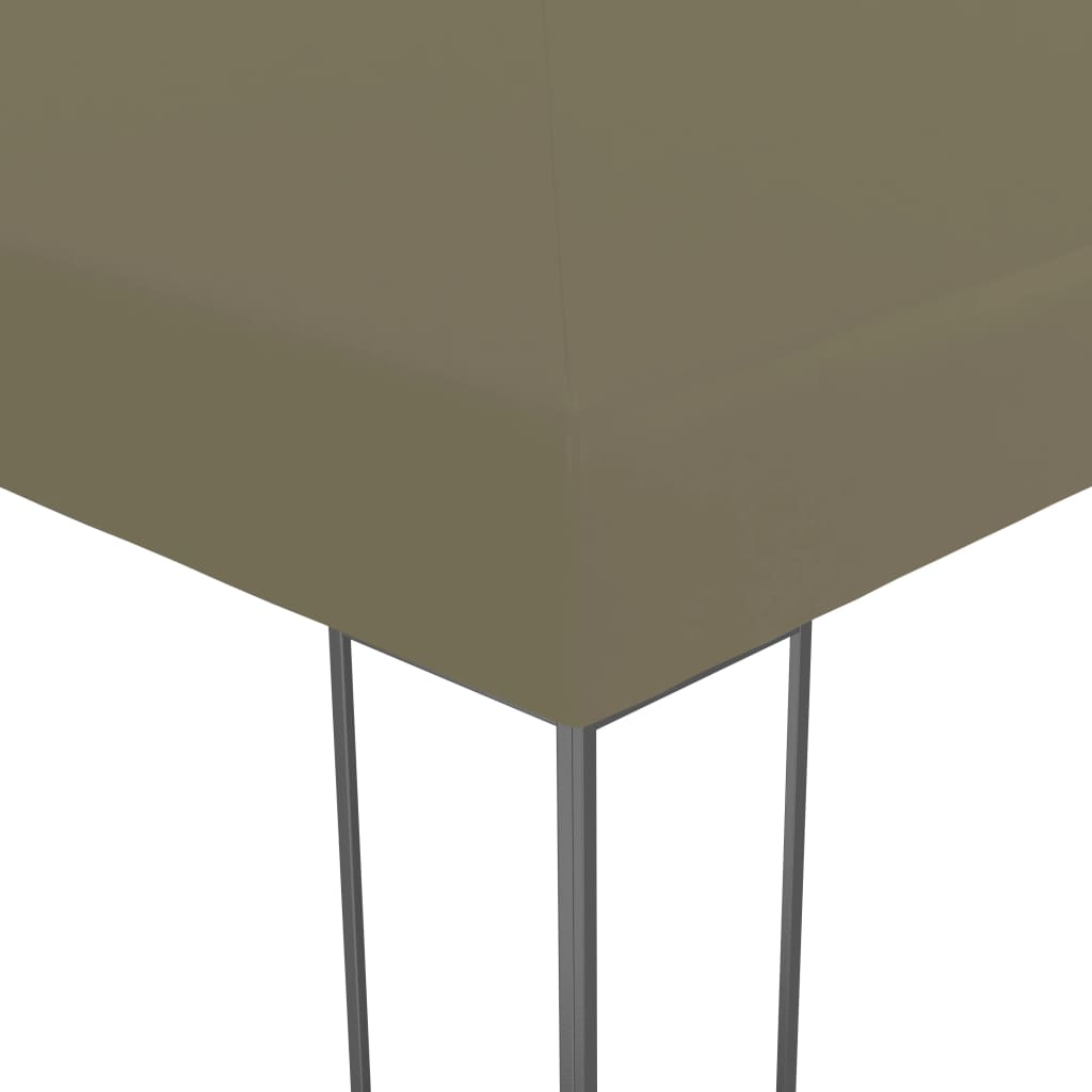 Vrtni šator 3 x 3 m smeđe-sivi 180 g/m²